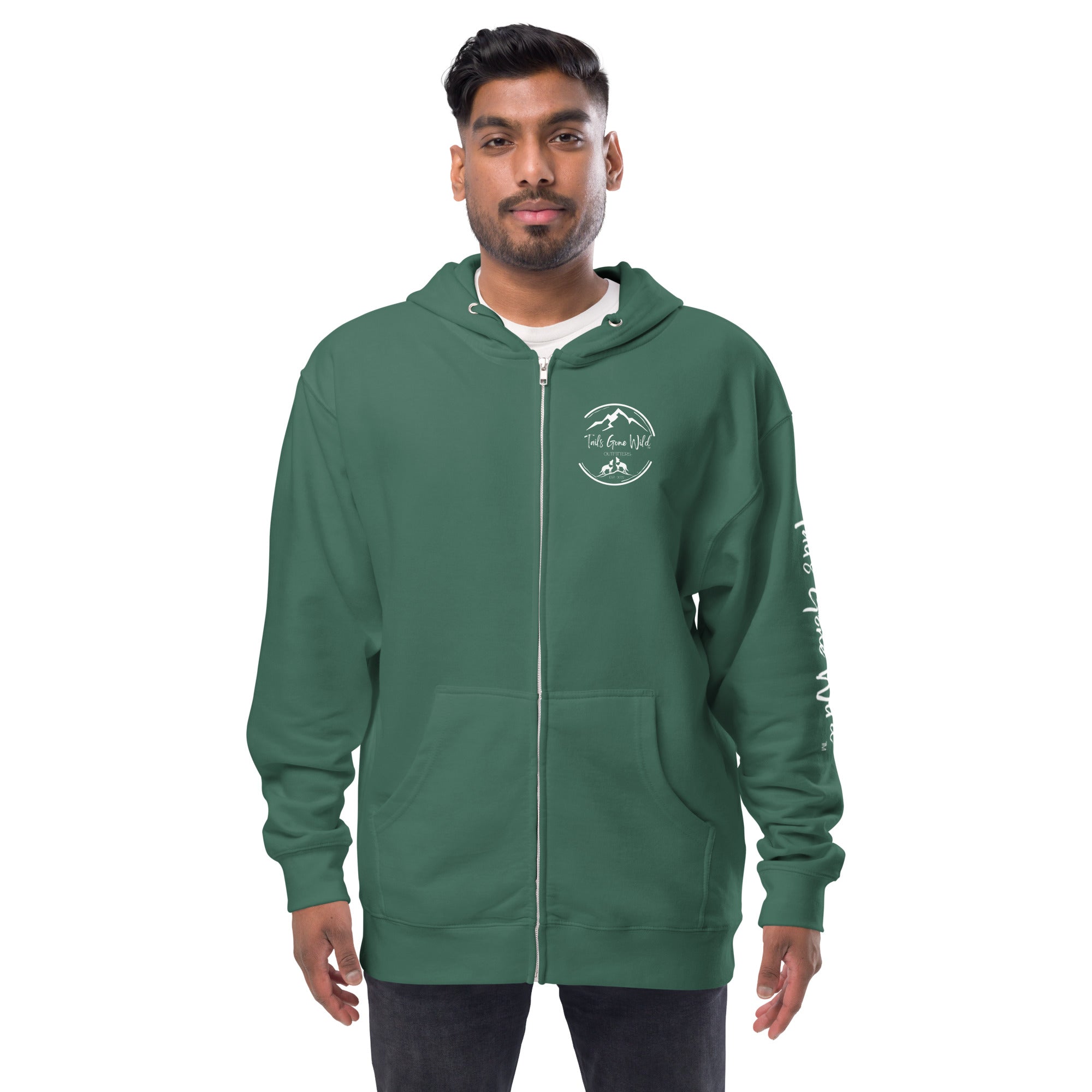 Tails Gone Wild Unisex zip up hoodie